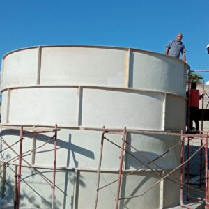 خزان فيبرجلاس 150 متر رأسي